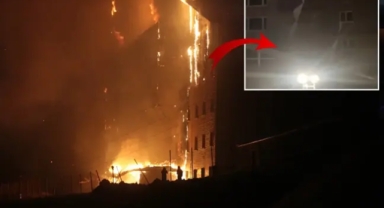 Çarşafları birbirine bağlayıp pencereden atladı