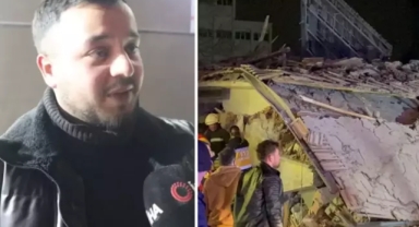 Çöken binadan kurtulanlar konuştu