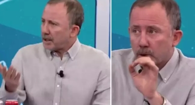 Sergen Yalçın canlı yayında delirdi