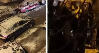 Alkollü sürücü meydan dayağı yedi