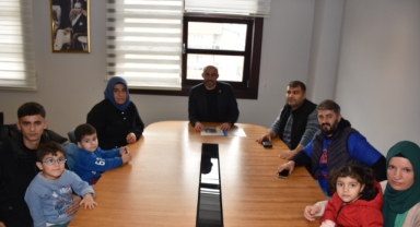 DMD Hastası Aileler, Germencik Belediye Başkanı Burak Zencirci'yi Ziyaret Etti: 