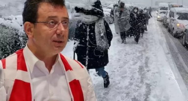 Kar fırtınası İstanbul'u vurdu