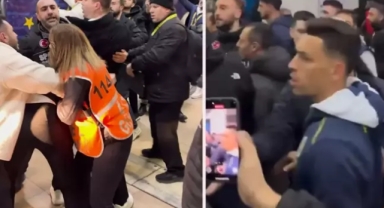 Maçtan sonra herkes birbirine girdi