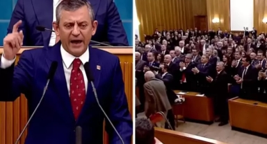 Özel'in sözleri parti grubunu ayağa kaldırdı