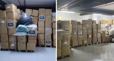 Toplanan yardımları çürümeye terk ettiler