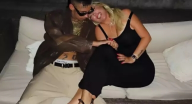 Wanda Nara ve L-Gante derbi günü İstanbul'da