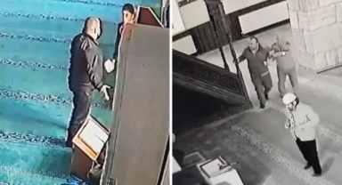 13 yaşındaki hafıza camide dehşeti yaşattı 
