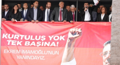 Adana Büyükşehir Belediye Başkanı Zeydan Karalar, “Ekrem Başkanımızın yanındayız.”