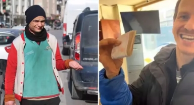 Bursalı dilenci bir günde 15 bin TL topladı
