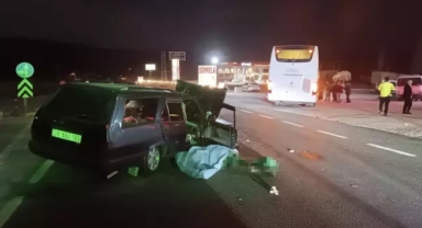 Cenaze yolunda feci kaza