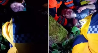 Ekipler sis perdesini aralamak için hastaneye geldi 