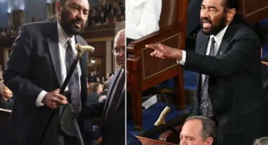 Kongre salonunda ilginç olay