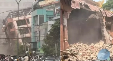 Myanmar'da 7,7 büyüklüğünde deprem