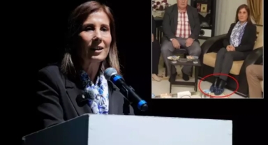 Şehidin evine galoşla girdi 