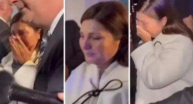 Sibel Can ağlayarak hastaneye koştu