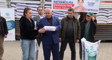 TEKİRDAĞ BÜYÜKŞEHİR BELEDİYESİNDEN HAYVANCILIĞA DESTEK: KUZU-OĞLAK YEMİ DAĞITIMI
