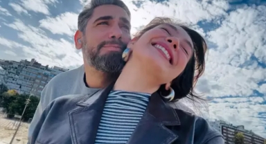 Ünlü çift oğullarını kucaklarına aldı 