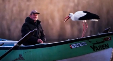 Yaren leylek ile Balıkçı Adem 14. kez buluştu