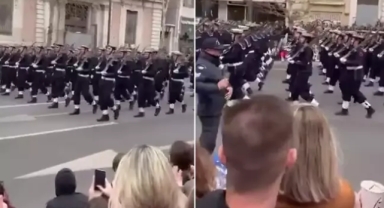 Yunan askerlerinden skandal Türkiye sloganı