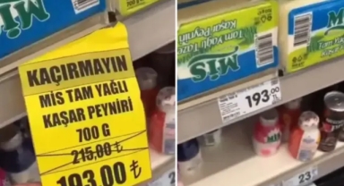 Zincir markette pes dedirten kampanya