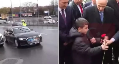 Bahçeli'nin yanına çağırdığı çocuk bakın kim çıktı!