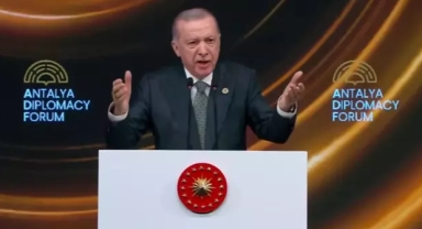 Cumhurbaşkanı Erdoğan'dan foruma damga vuran 'İsrail' sorusu