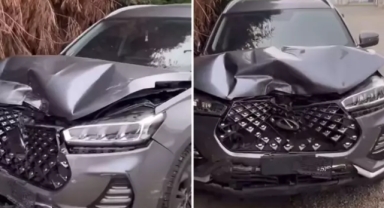 Kaza sonrası arabasının hava yastıkları açılmadı