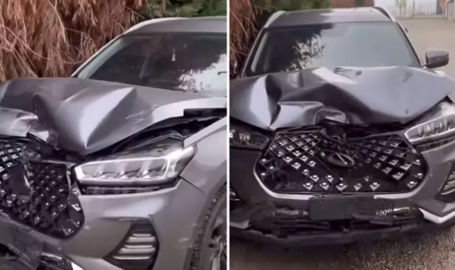 Kaza sonrası arabasının hava yastıkları açılmadı