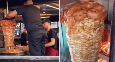 Sahipleri tutuklanan dönerciden skandal görüntüler