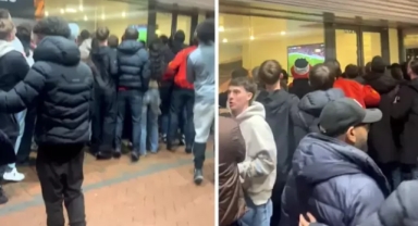 Stadyumdan ayrılan taraftarlar neye uğradığını şaşırdı 