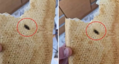 Vatandaşa satılan ekmeğin içinden çıkana bakın