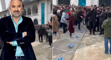 Volkan Konak'ın cenazesinde gerginlik