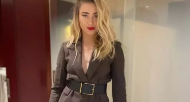 Amber Heard ikiz bebeklerini kucağına aldı