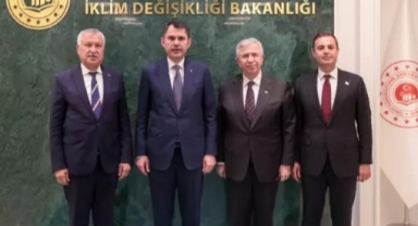 CHP'li belediye başkanlarından Murat Kurum'a ziyaret