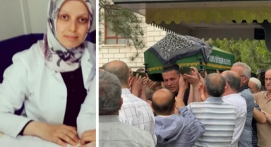 Çocuklarının gözü önünde eşini öldürdü