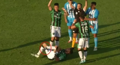 Genç futbolcunun kariyerini bitiren faul