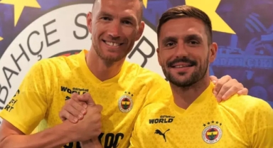  Tadic ve Dzeko'ya mutfakta plaket verildi