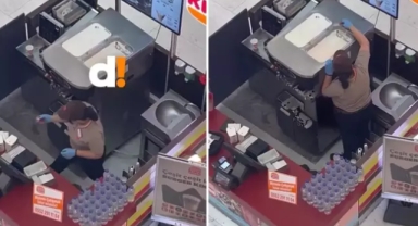 Ünlü markanın şubesinde mide bulandıran hareket