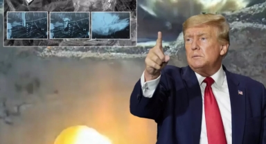 ABD İran nükleer tesisine saldırı görüntülerini paylaştı