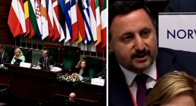 AK Partili Karayel'in konuşmasını kestiler