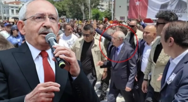 Cenaze töreninin önüne geçen görüntü