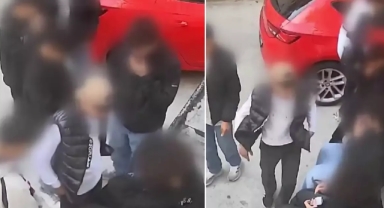 Çocuk yaştaki çete genç kızın kolyesini gasbetti