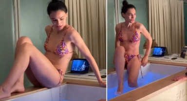 Güzel oyuncu trendlere uydu 