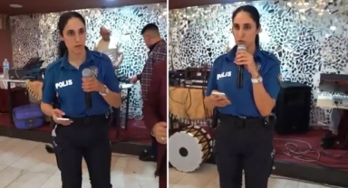  Polis memuru Suriyelilerin düğününde