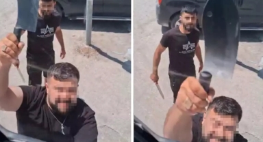 Trafikte dehşet anları 