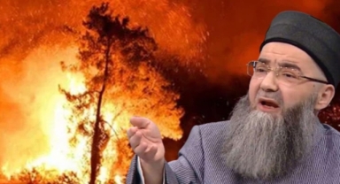 Cübbeli Ahmet'ten olay olacak yangın paylaşımı