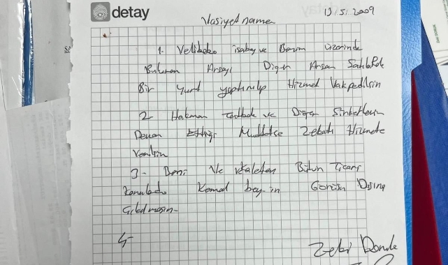 HAKMAR ve TATBAK'ın Sahibi Zeki Doruk’un Kasasından Şok Vasiyetname: Mal Varlığını FETÖ’ye Bırakmış