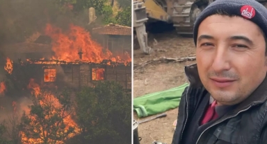 Ödemiş'teki yangından acı haber