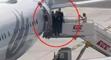 Türkiye'ye döner dönmez apronda gözaltına alındı 