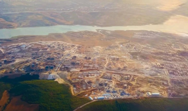 Kanal İstanbul Güzergahındaki Sazlıdere İçme Suyu Havzası Şantiyeye Dönüştü